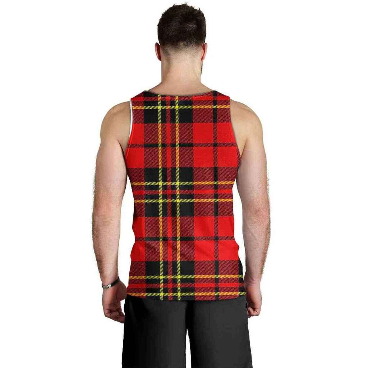 Brodie Tartan Crest Men Tank Top