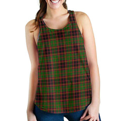 Buchan Modern Tartan Plaid Women Racerback Tank