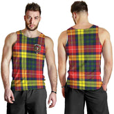 Buchanan Tartan Crest Men Tank Top