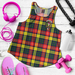 Buchanan Tartan Crest Women Racerback Tank