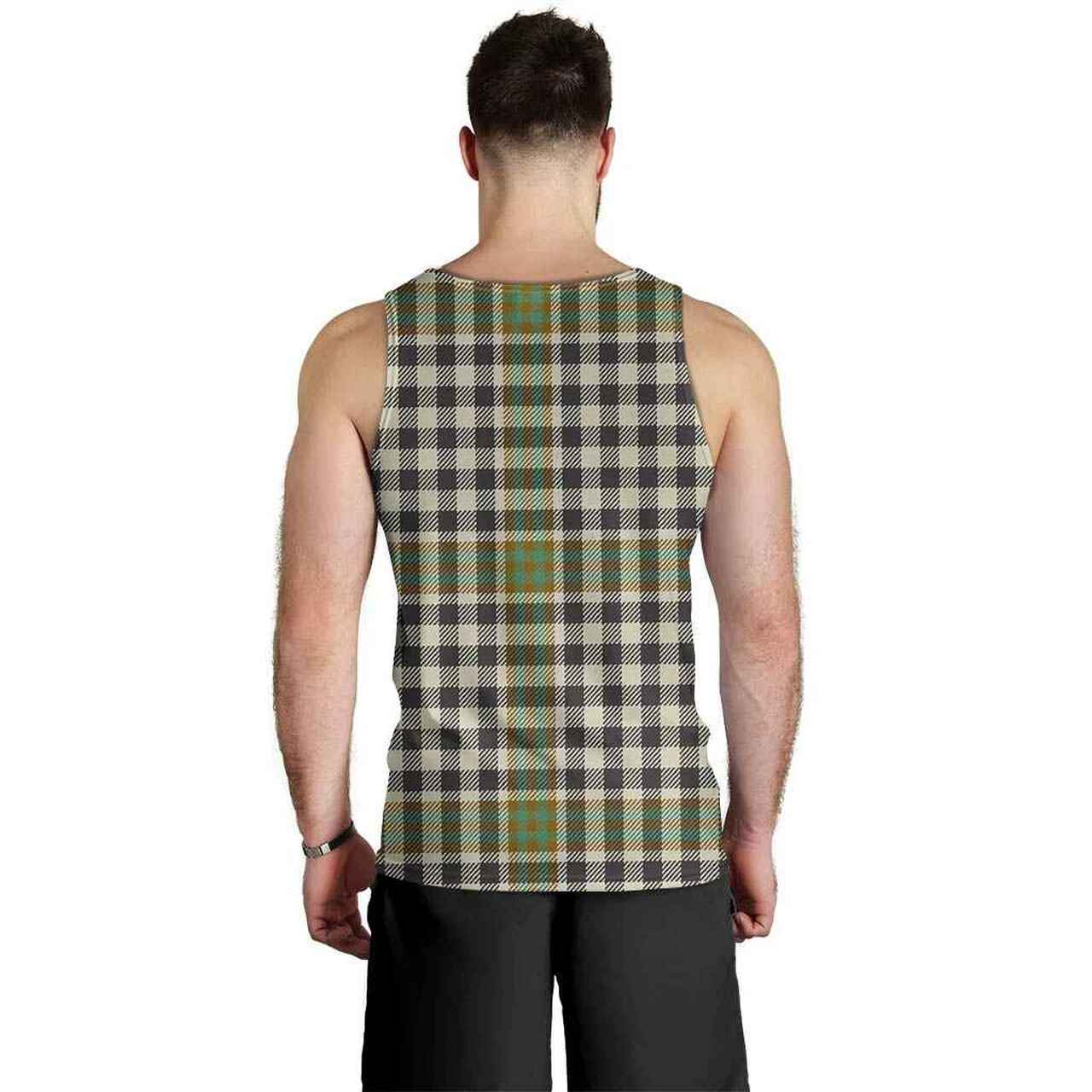 Burns Check Tartan Plaid Men Tank Top