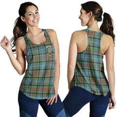 Caldwell Tartan Crest Women Racerback Tank