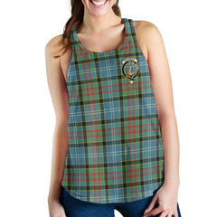 Caldwell Tartan Crest Women Racerback Tank