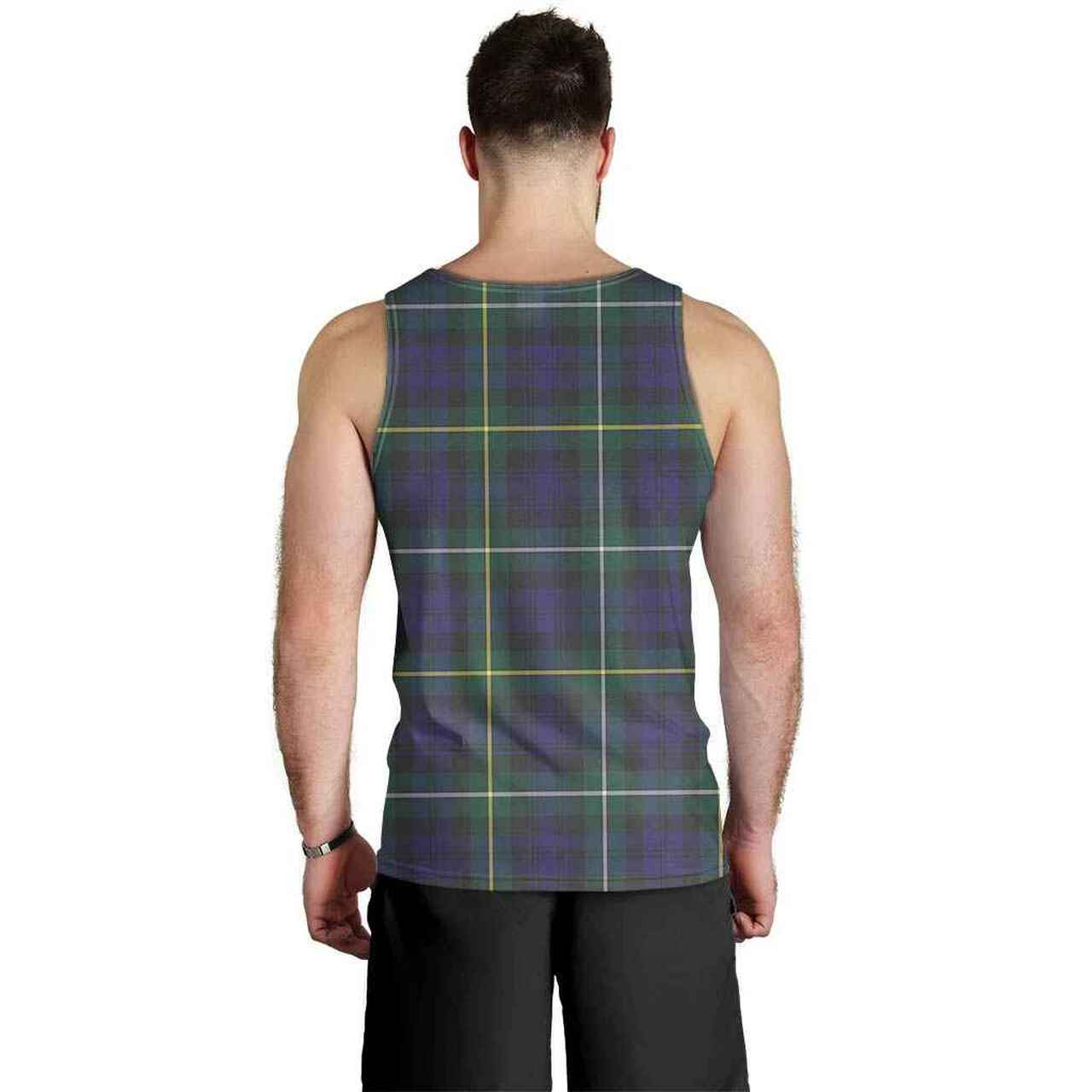 Campbell Argyll Modern Tartan Plaid Men Tank Top
