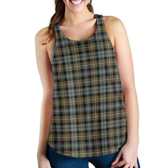 Campbell Argyll Weathered Tartan Plaid Women Racerback Tank