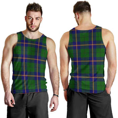 Carmichael Modern Tartan Plaid Men Tank Top