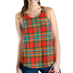 Chattan Tartan Crest Women Racerback Tank