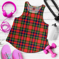 Christie Tartan Plaid Women Racerback Tank