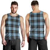 Clark Ancient Tartan Plaid Men Tank Top