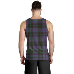 Clergy Green Tartan Plaid Men Tank Top