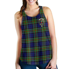 Colquhoun Tartan Crest Women Racerback Tank