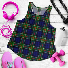 Colquhoun Modern Tartan Plaid Women Racerback Tank