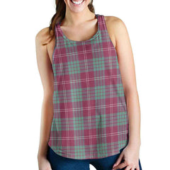Crawford Ancient Tartan Plaid Women Racerback Tank