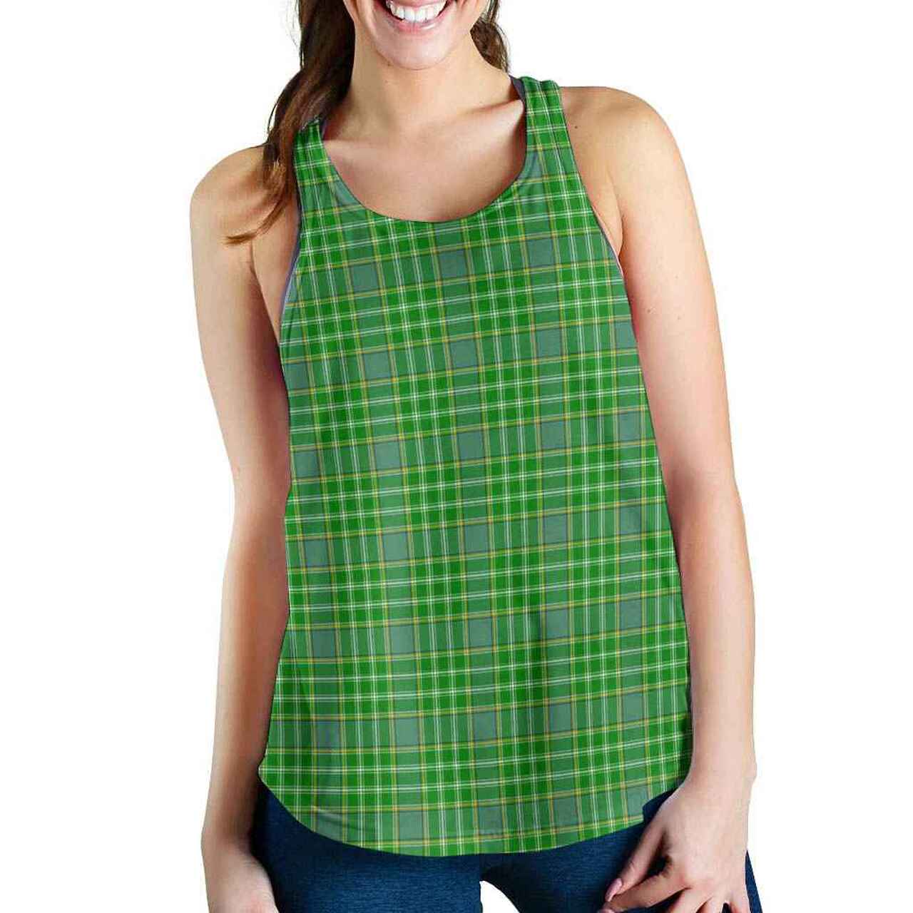 Currie Tartan Plaid Women Racerback Tank