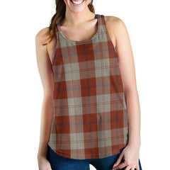 Davidson Dress Dancers Tartan Plaid Women Racerback Tank