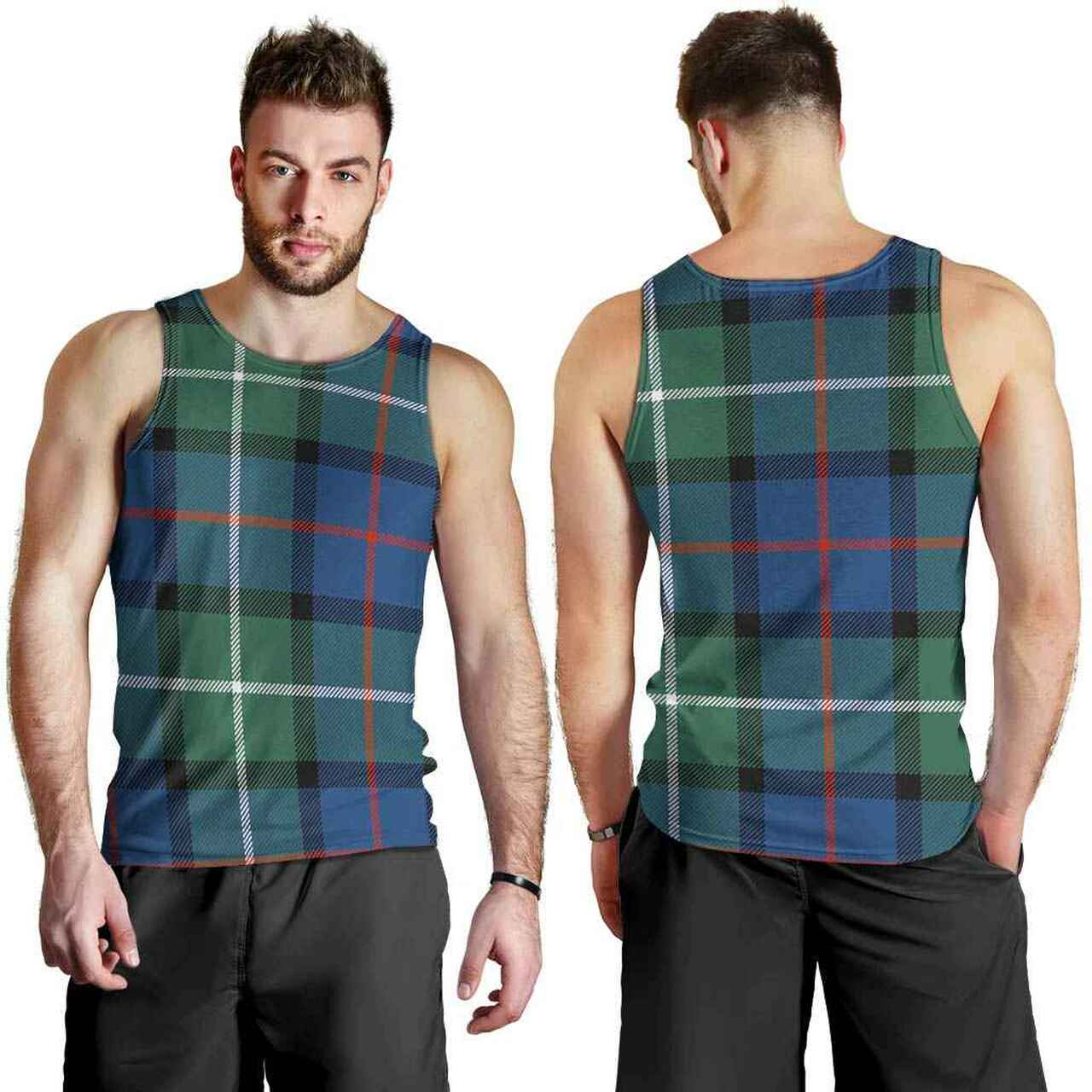 Davidson of Tulloch Tartan Plaid Men Tank Top