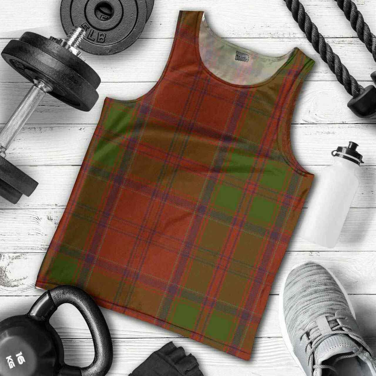 Drummond Tartan Plaid Men Tank Top