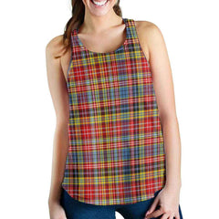 Drummond of Strathallan Tartan Plaid Women Racerback Tank