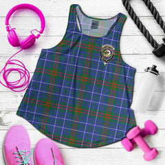 Edmonstone (of Duntreath) Tartan Crest Women Racerback Tank