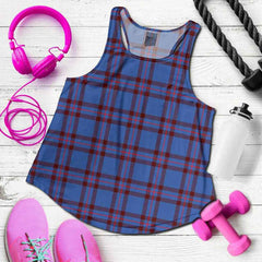 Elliot Modern Tartan Plaid Women Racerback Tank