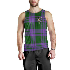 Elphinstone Tartan Crest Men Tank Top
