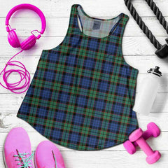 Fletcher Ancient Tartan Plaid Women Racerback Tank