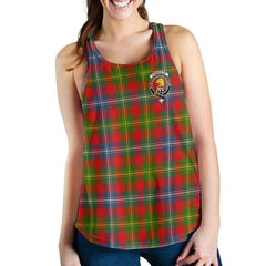 Forrester Tartan Crest Women Racerback Tank