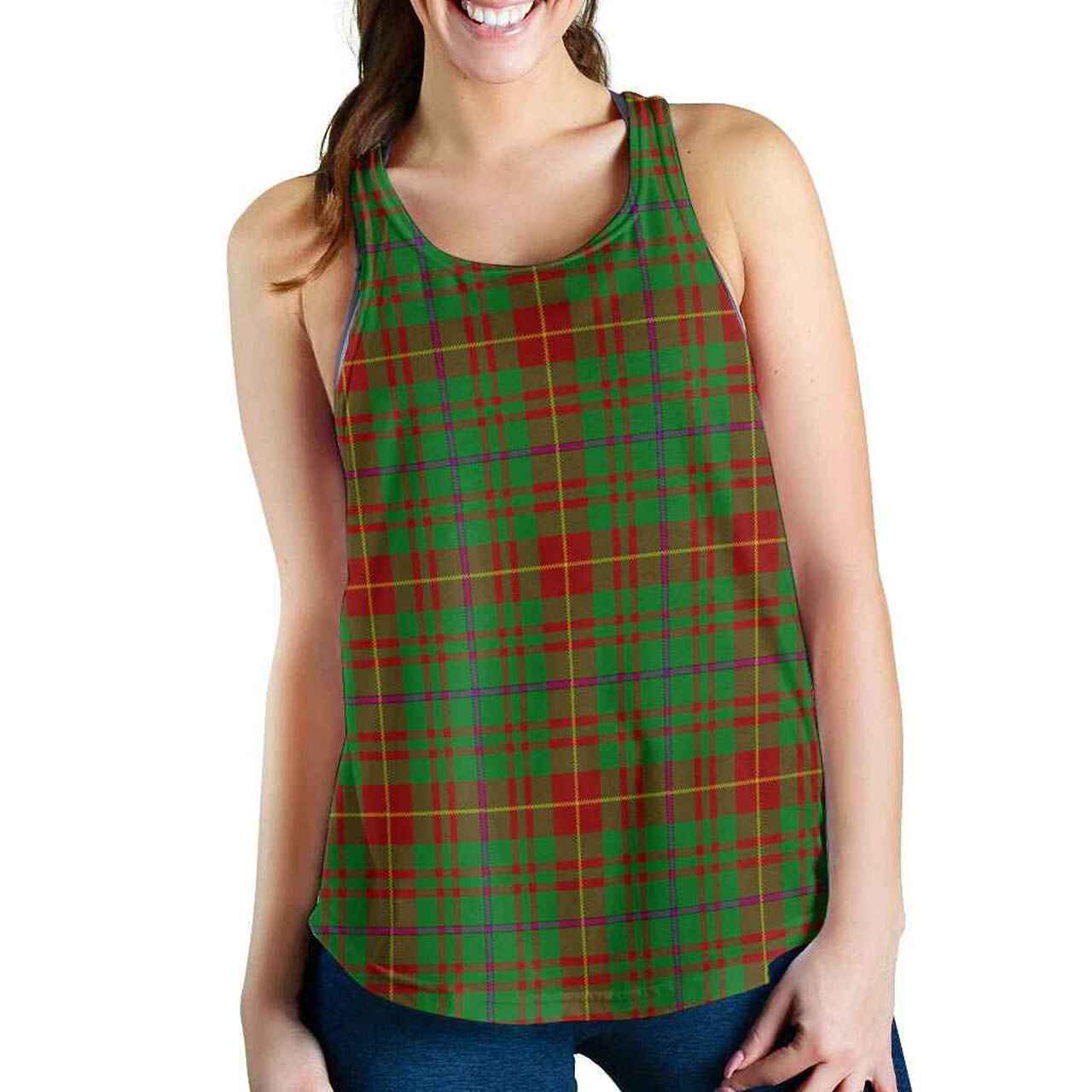 Fulton Tartan Plaid Women Racerback Tank