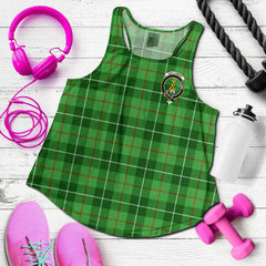Galloway Tartan Crest Women Racerback Tank