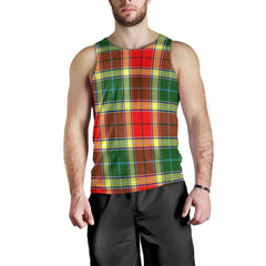 Gibbs Tartan Plaid Men Tank Top