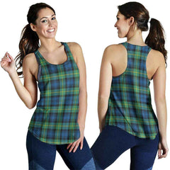 Gordon Ancient Tartan Plaid Women Racerback Tank