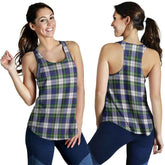 Gordon Dress Modern Tartan Plaid Women Racerback Tank