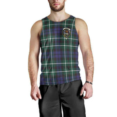 Graham Tartan Crest Men Tank Top