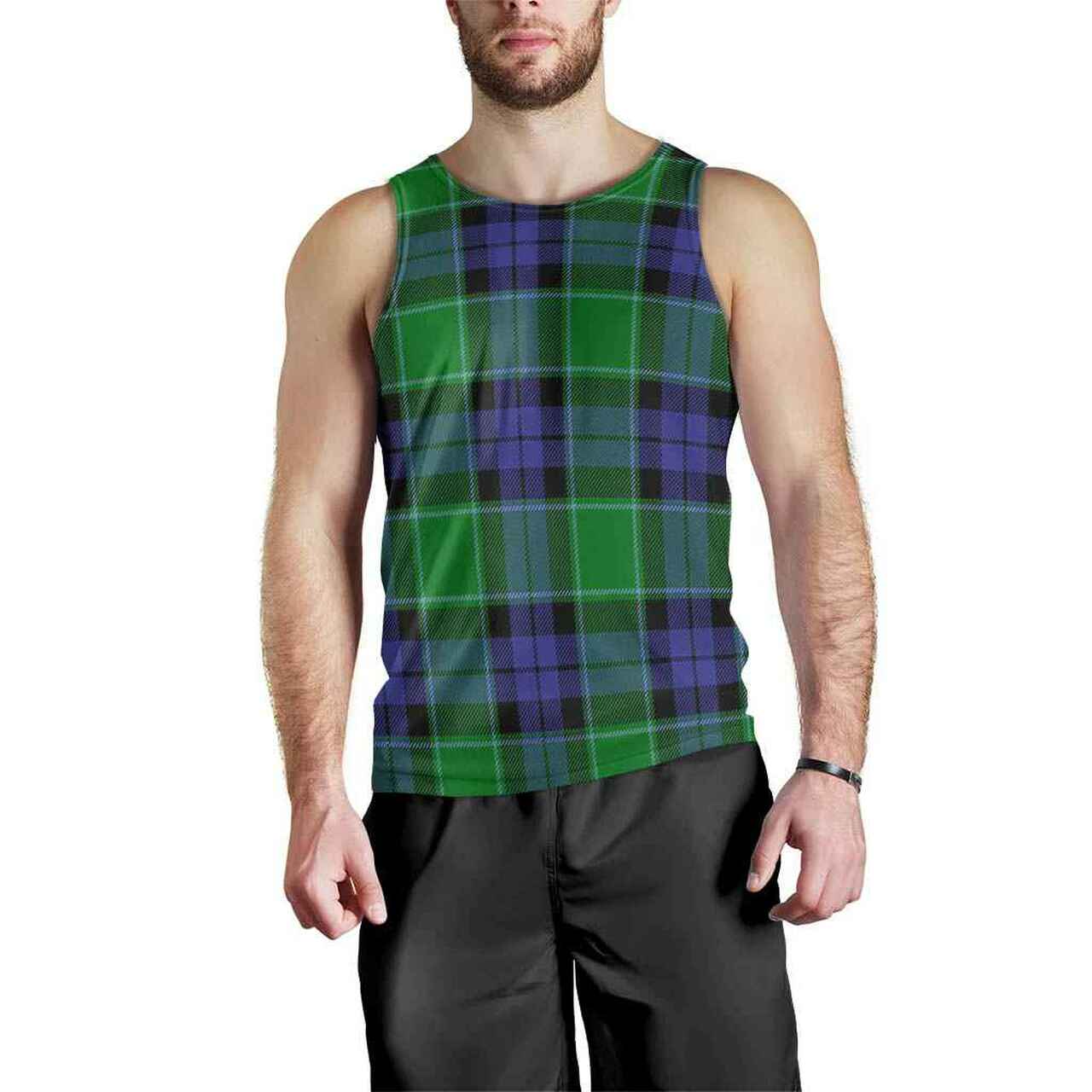 Graham of Menteith Modern Tartan Plaid Men Tank Top