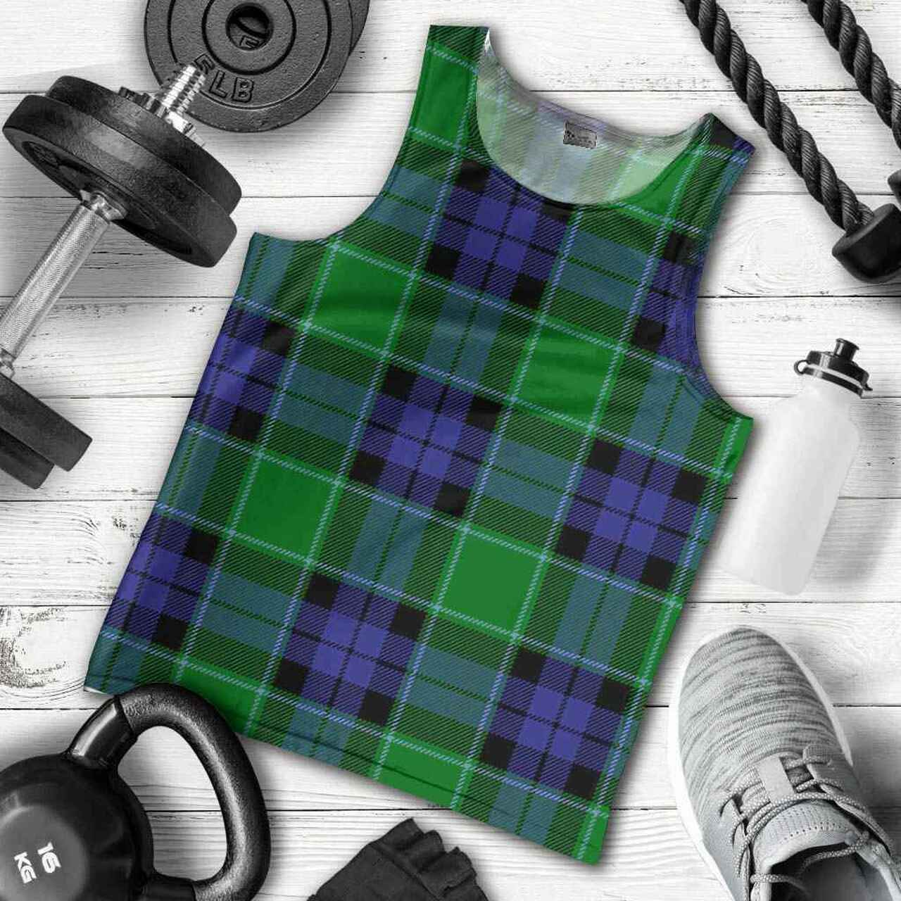 Graham of Menteith Modern Tartan Plaid Men Tank Top