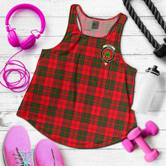 Grant Tartan Crest Women Racerback Tank