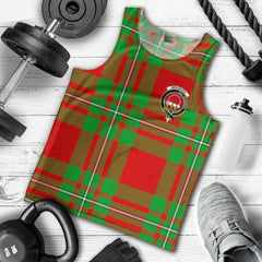 Grierson Tartan Crest Men Tank Top
