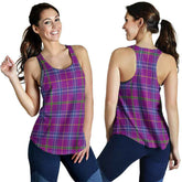 Jackson Tartan Plaid Women Racerback Tank