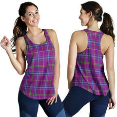 Jackson Tartan Plaid Women Racerback Tank