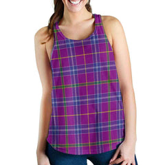 Jackson Tartan Plaid Women Racerback Tank