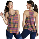 Jacobite Tartan Plaid Women Racerback Tank