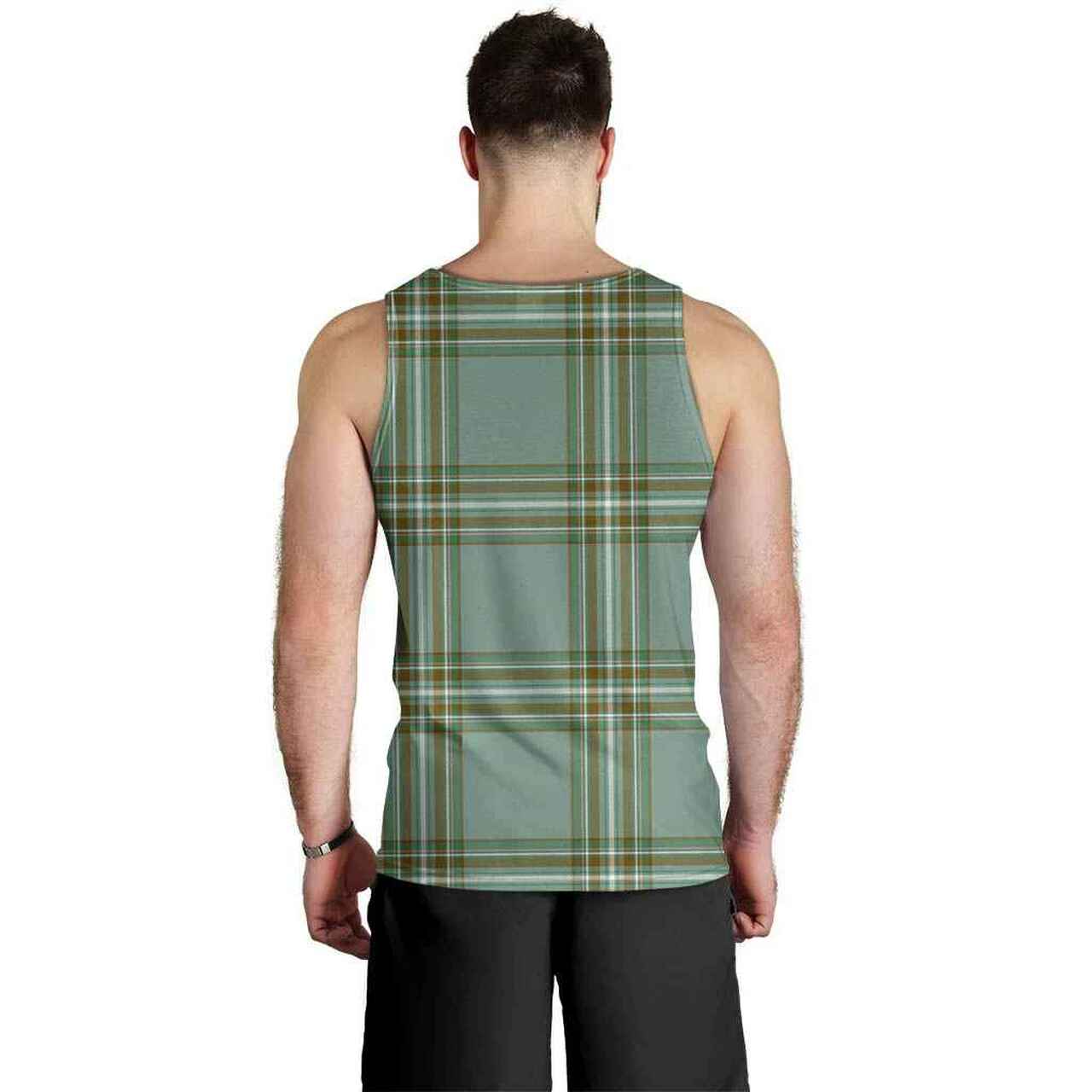 Kelly Dress Tartan Plaid Men Tank Top
