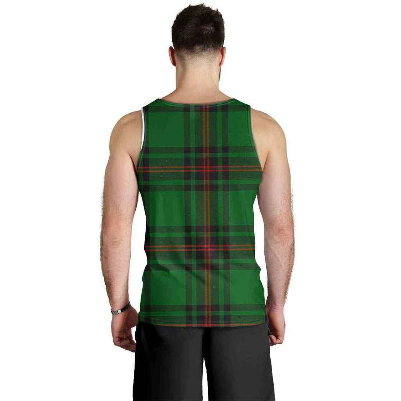 Kinnear Tartan Crest Men Tank Top