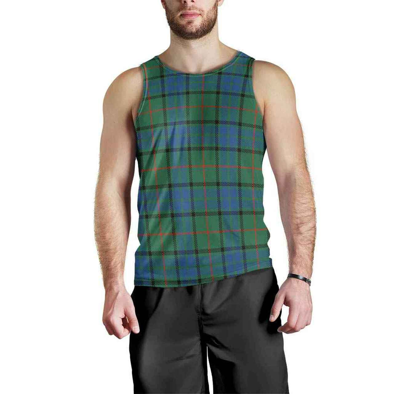 Lauder Tartan Plaid Men Tank Top