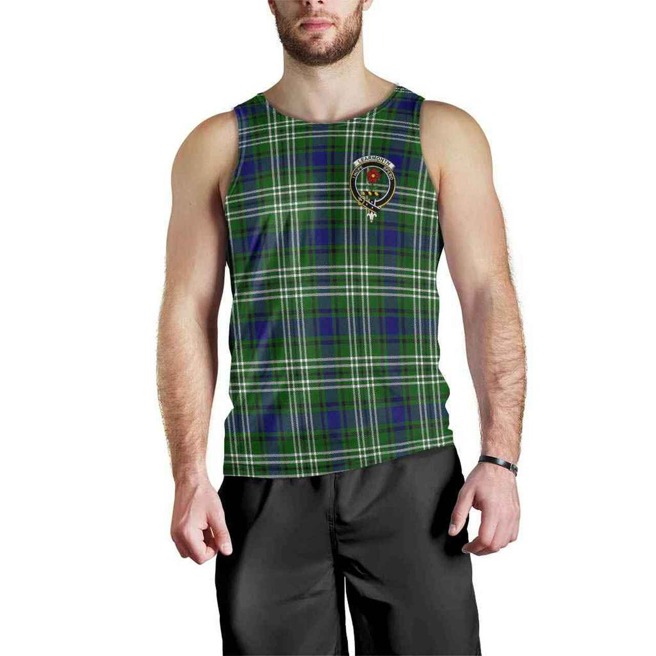 Learmonth Tartan Crest Men Tank Top