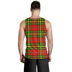 Leask Tartan Plaid Men Tank Top