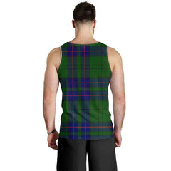 Lockhart Tartan Crest Men Tank Top