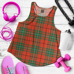 MacAulay Ancient Tartan Plaid Women Racerback Tank