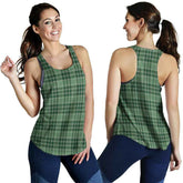 MacDonald Lord of the Isles Hunting Tartan Plaid Women Racerback Tank