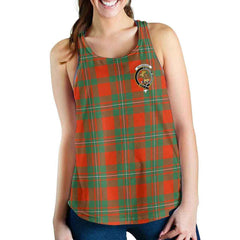 MacGregor Tartan Crest Women Racerback Tank
